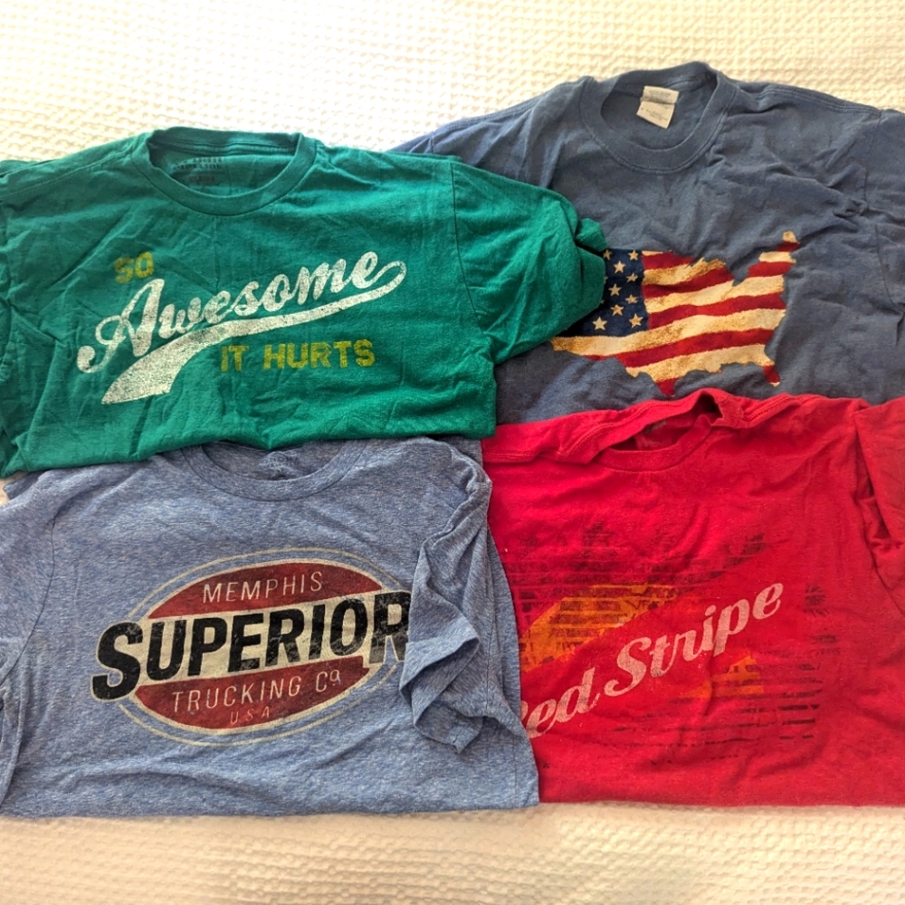 Lot of Men's Short Sleeve Tees, Size M